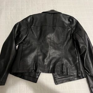 Forever 21, size small, faux-leather black jacket